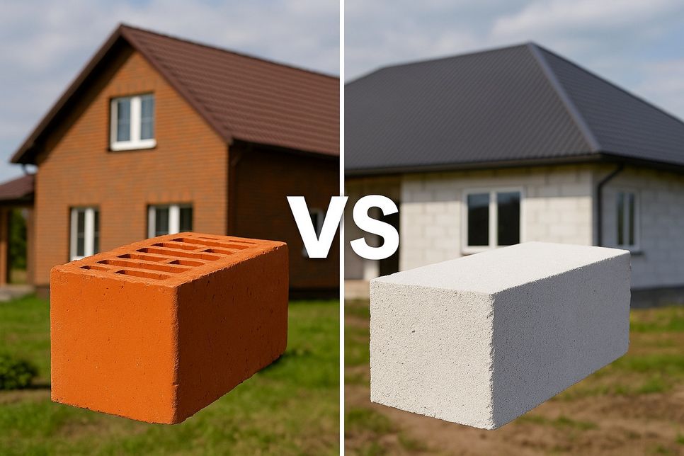 Кирпич vs газобетон, что лучше выбрать для строительства частного дома